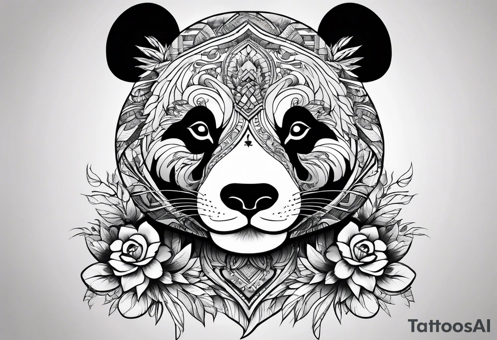 panda tattoo idea