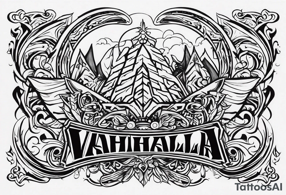 Valhalla tattoo idea