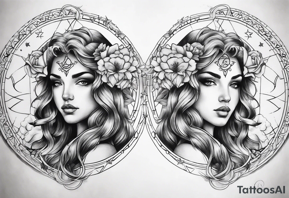 Gemini zodiac tattoo tattoo idea