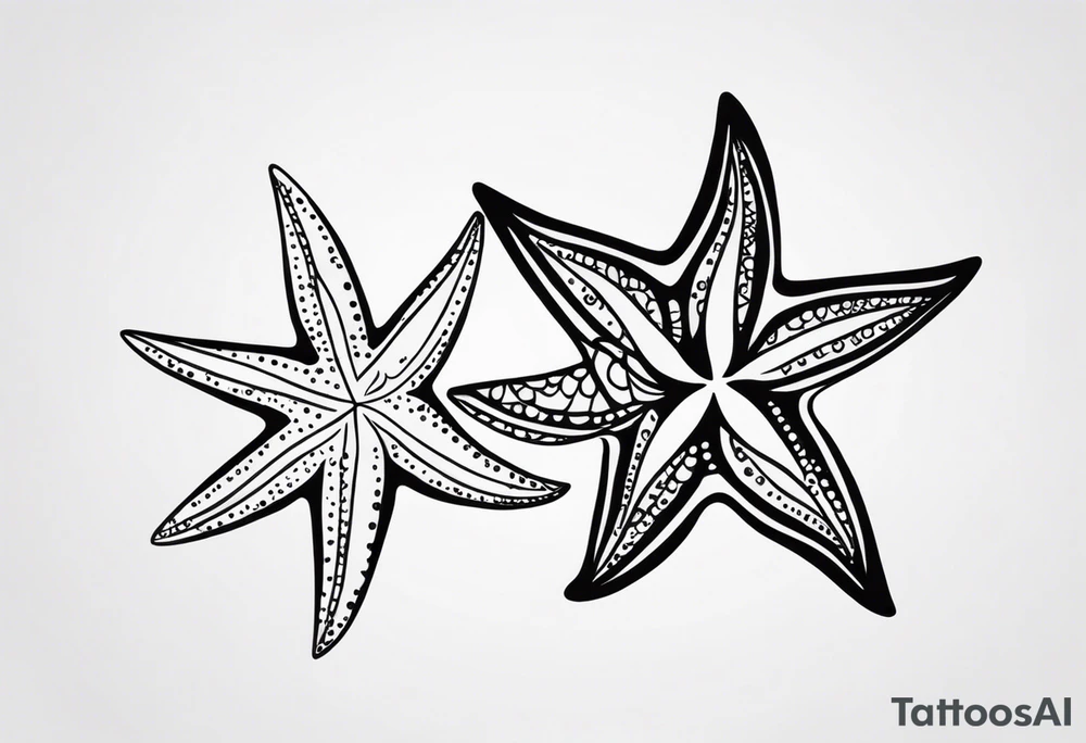 Two Starfish tattoo idea