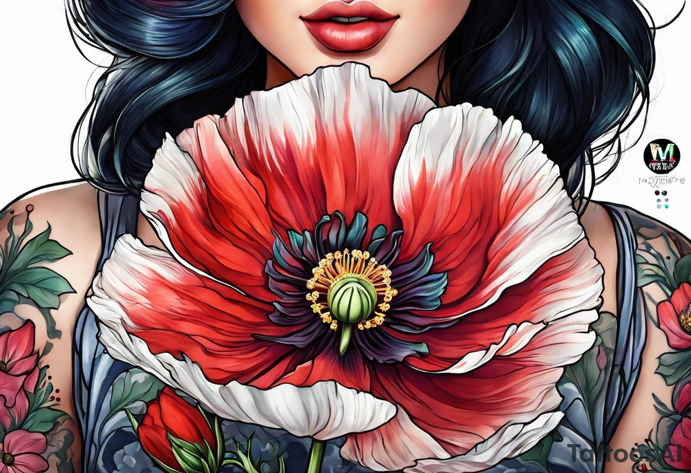 Cosmos, Poppy’s tattoo idea