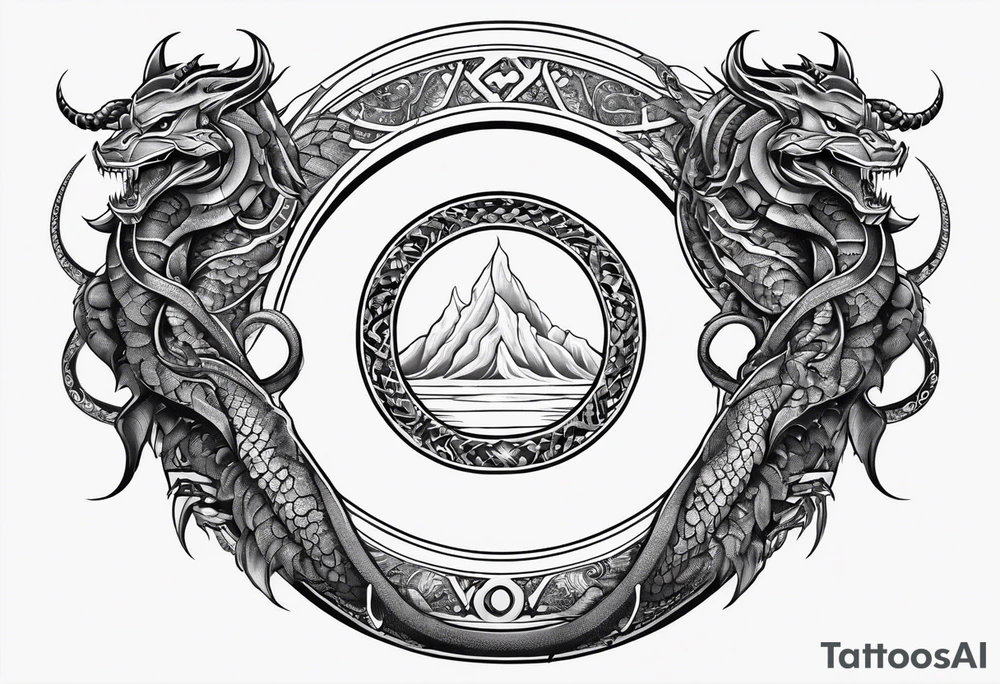 Ouroboros tattoo idea