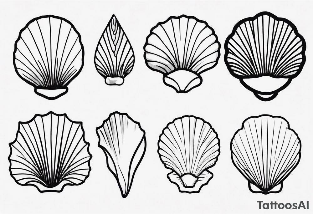 SEA SHELL tattoo idea