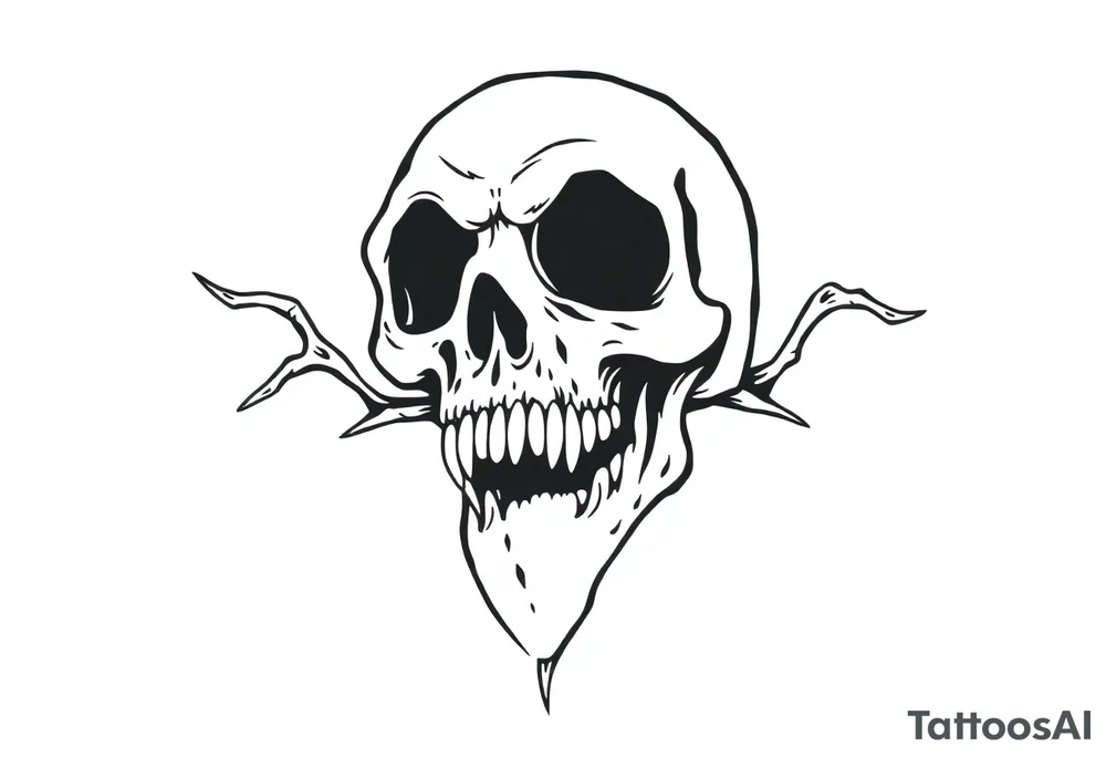 Spooky tattoo idea
