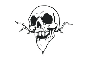 Spooky tattoo idea
