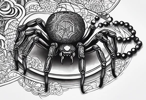 prayerbeads, spider, tattoo idea