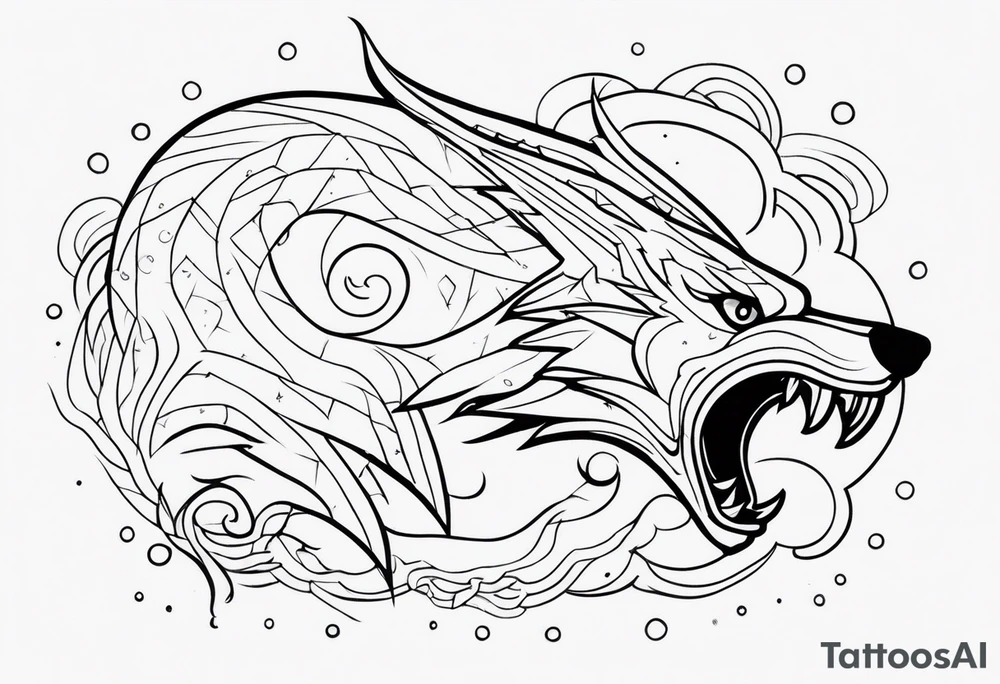 skinwalker tattoo idea