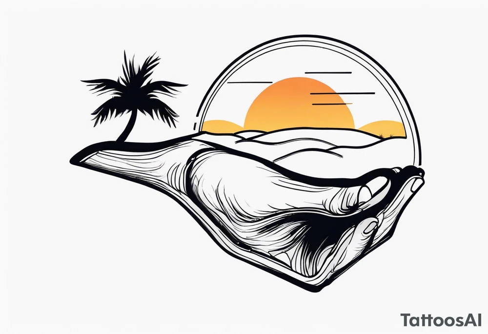 Palm 23:4 tattoo idea