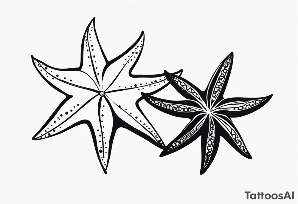 Two Starfish tattoo idea