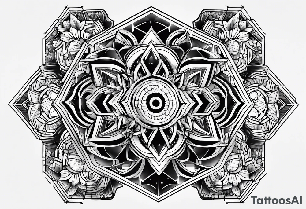 Hexagon tattoo idea