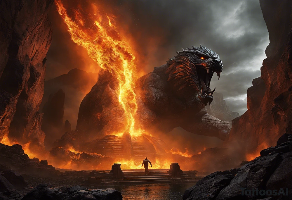 Prometheus: Ein muskulöser Titan, der das Feuer den Menschen bringt, mit einem fokussierten Blick und einer ausgestreckten Hand, die das flammende Feuer hält.
	2.	Herakles und die Hydra: Herakles, stark und kämpferisch, mit einem entschlossenen Ausdruck, der die Hydra mit ihrem schlangenartigen Körper besiegt, während er mutig gegen sie kämpft.
	3.	Odysseus’ Reise: Ein sturmgepeitschtes Schiff, auf dem Odysseus und seine Mannschaft gegen die Wellen kämpfen, mit ausdrucksstarken Gesichtern, die Entschlossenheit und Überlebenswillen zeigen.
	4.	Perseus und Medusa: Perseus, mit erhobenem Schwert, der Medusa entgegentritt, mit ihrem schlangenhaften Haar und ihrem verstörenden Blick, der das Leid und die Herausforderungen symbolisiert, die Perseus überwinden musste.
	5.	Die Eule der Athena: Eine majestätische Eule, ruhig und wachsam, mit großen, klaren Augen, die Weisheit und Stärke symbolisieren, und in der Nähe des Ellbogens platziert sind. tattoo idea