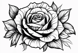 Rose, Gladiolus tattoo idea