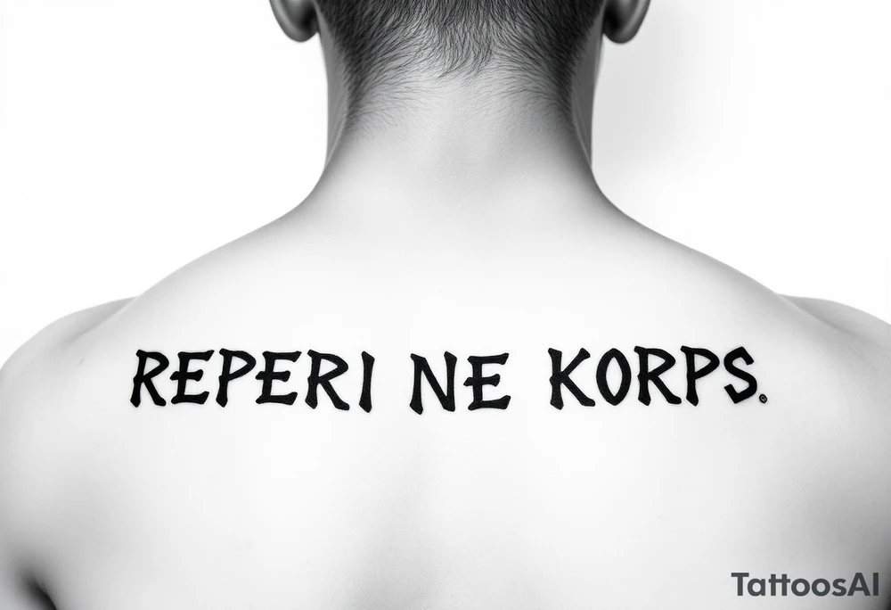 Republic of Korea
Marine Corps
lettering to arm tattoo idea