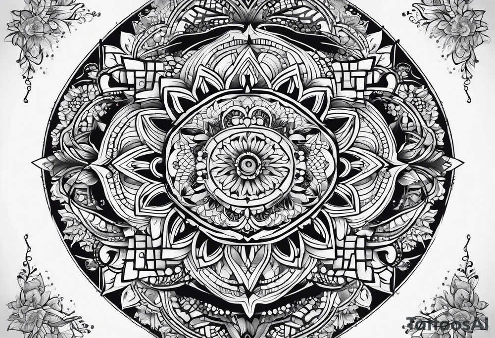 mandala tattoo idea