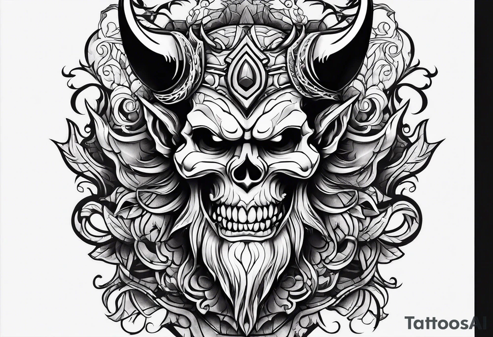 Devil stoned tattoo idea