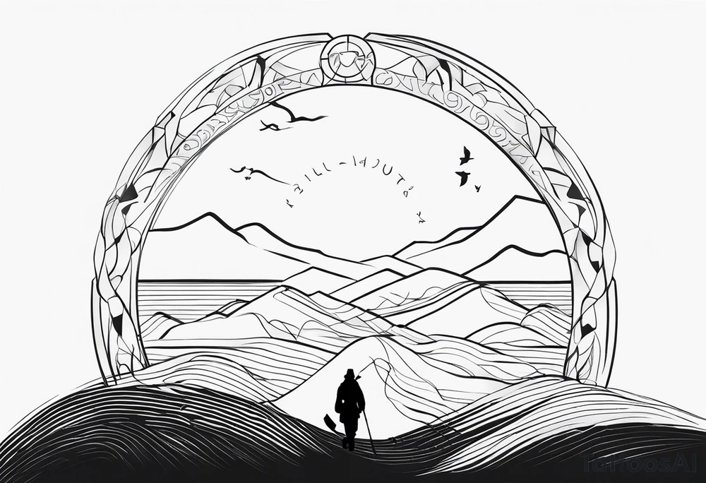 Psalm 23 tattoo idea