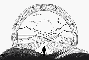Psalm 23 tattoo idea