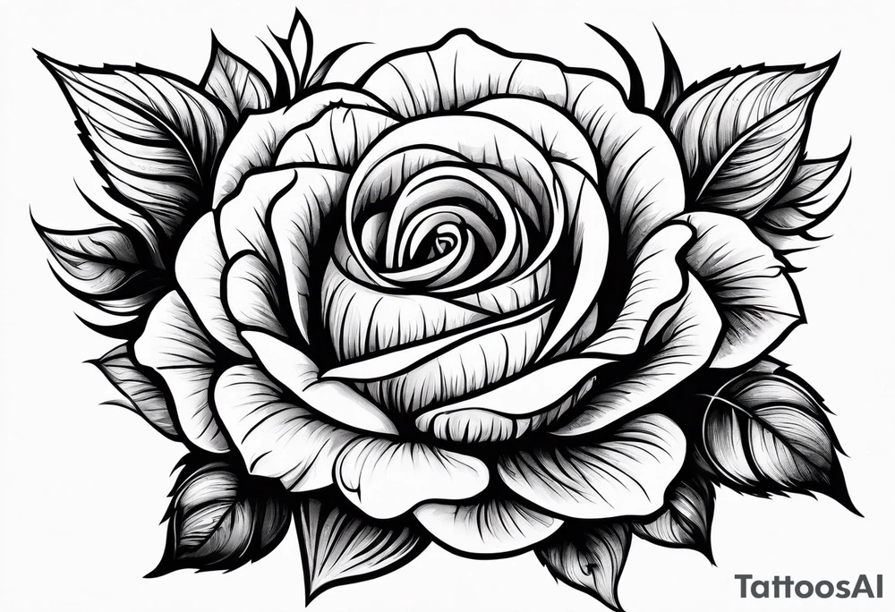 animal flower rose, sunflower, tattoo idea