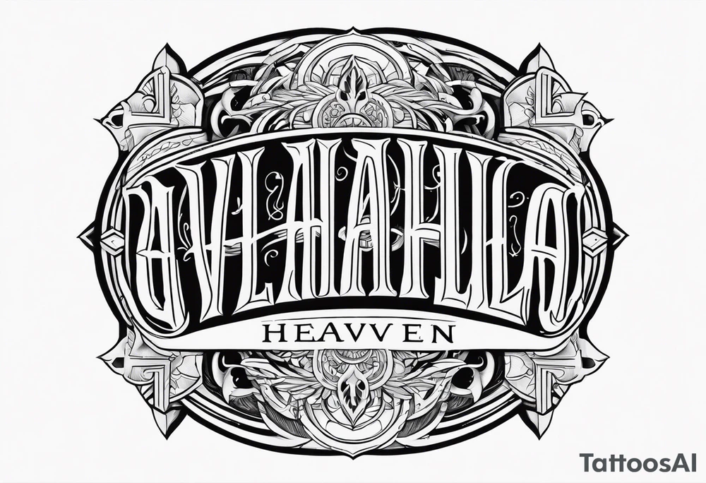 Valhalla heaven tattoo idea