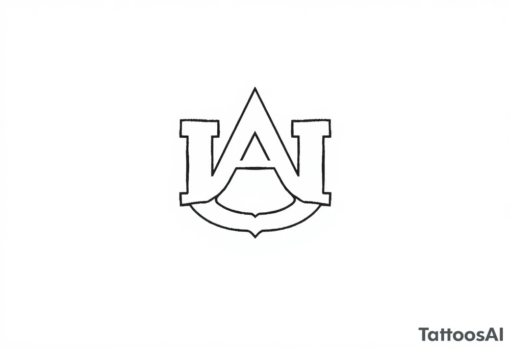 Auburn symbol tattoo idea