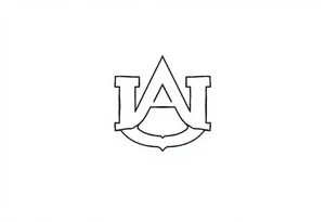 Auburn symbol tattoo idea