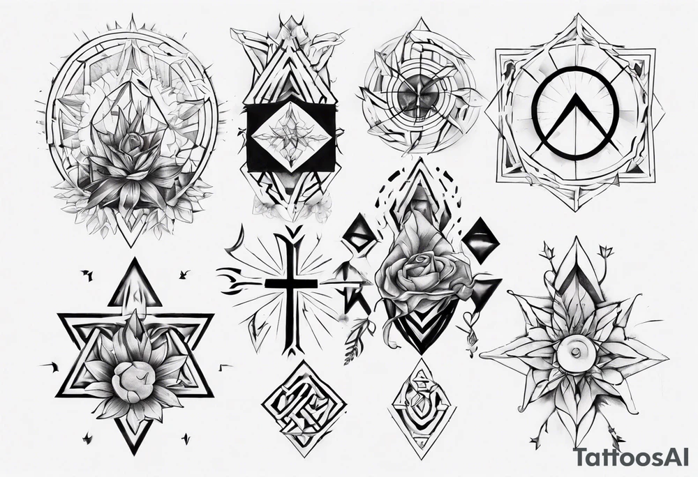 God is within her, she will not fall tattoo idea
