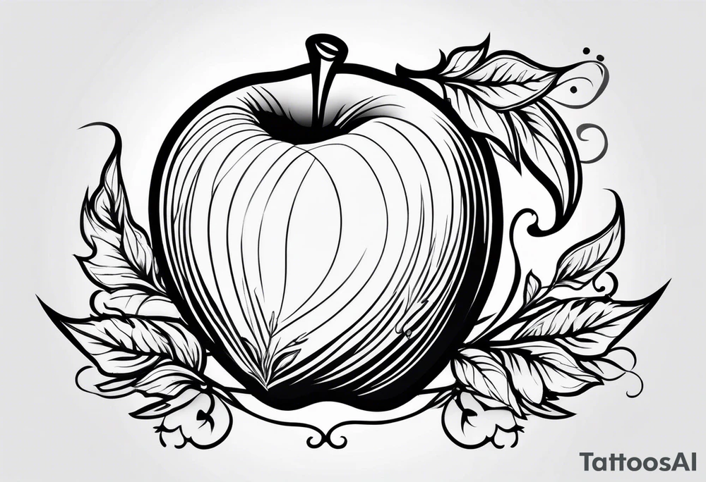 Teacher Apple tattoo idea