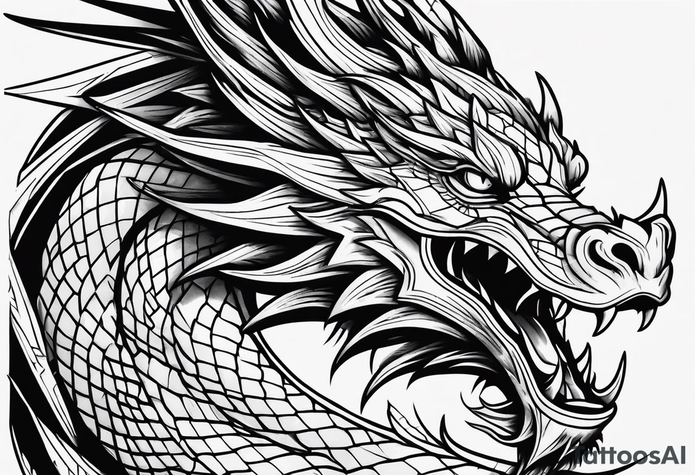 Dragon tattoo idea