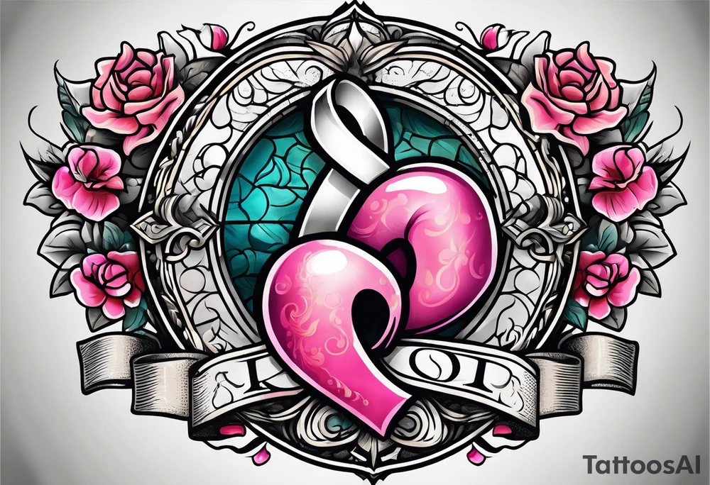 Breast cancer symbol tattoo idea