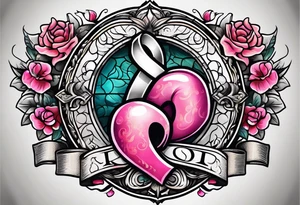 Breast cancer symbol tattoo idea