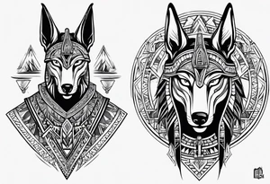 Anubis tattoo idea