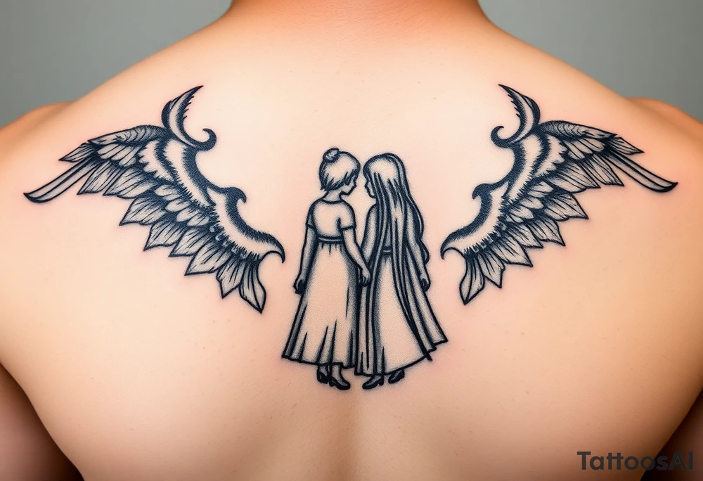 Father and daughter tattoos
That creates a picture when held together tattoo idea