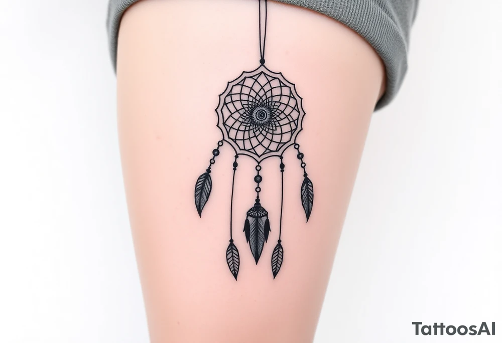 dreamcatcher tattoo idea