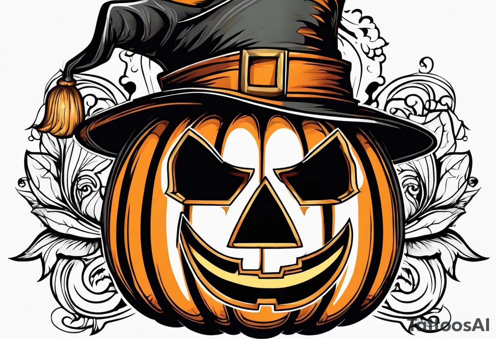 Pumpkin tattoo idea