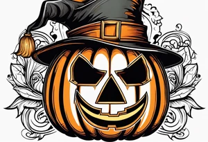 Pumpkin tattoo idea