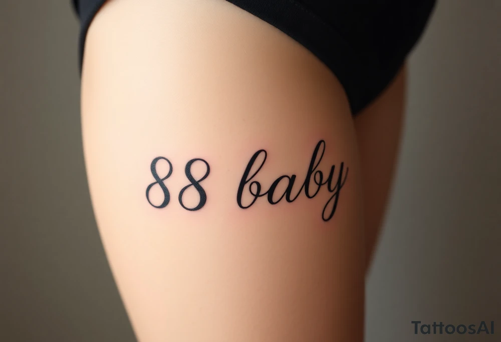 88
 baby tattoo idea