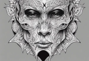 Sexy ghost tattoo idea