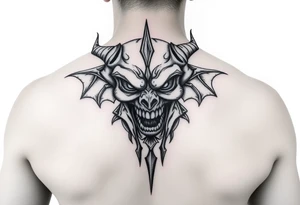 Fight off your demons, hold in your pain tattoo idea