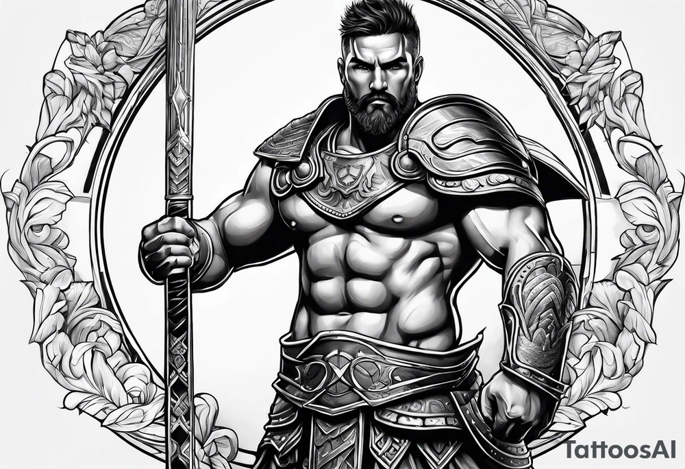 Gladiator tattoo idea