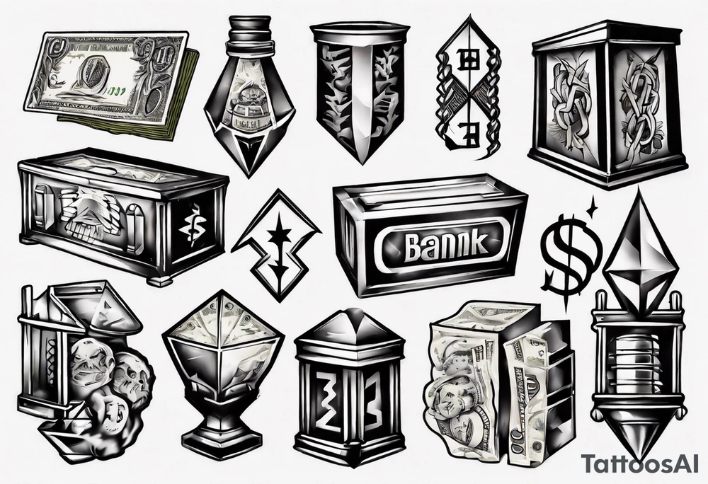 money in the bank tattoo idea
