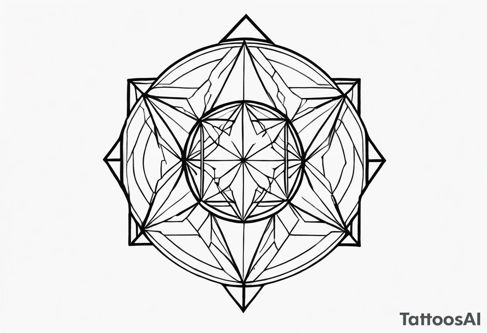 Sacred Geometry tattoo idea