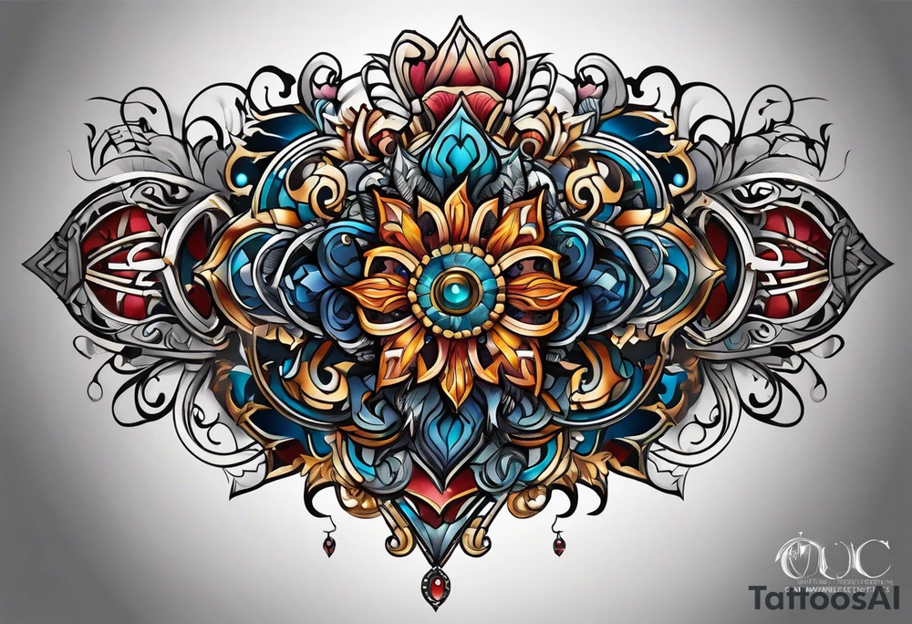 ornament tattoo idea