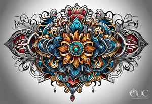 ornament tattoo idea