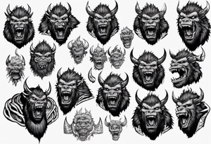 Zodd the beast in berserk tattoo idea