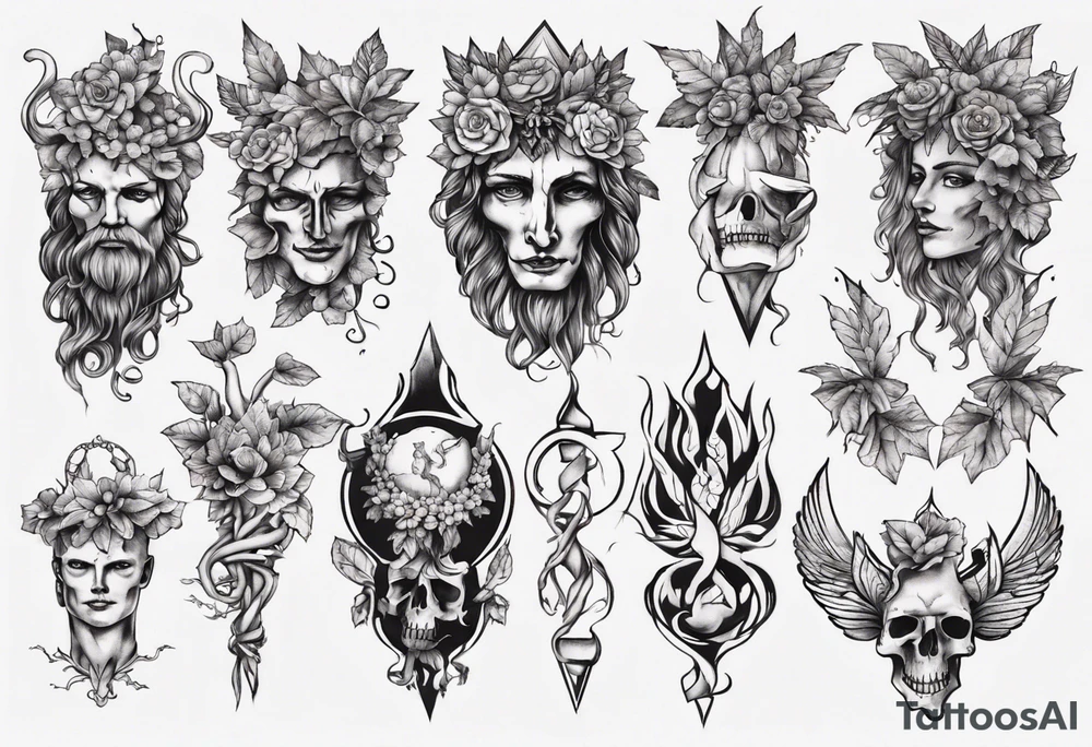 dionysus tattoo idea