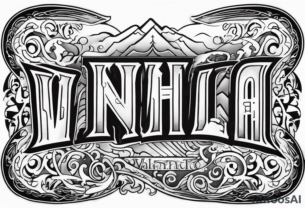 Valhalla  mist fog tattoo idea