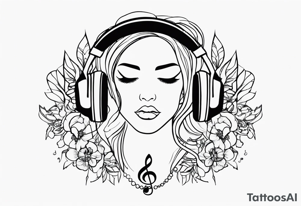 Musica alma paz tattoo idea