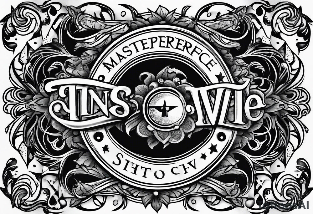 Steve lettering tattoo idea