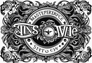 Steve lettering tattoo idea