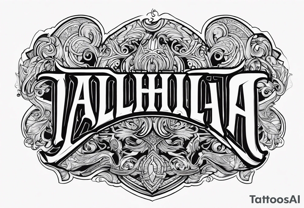 Valhalla gods tattoo idea
